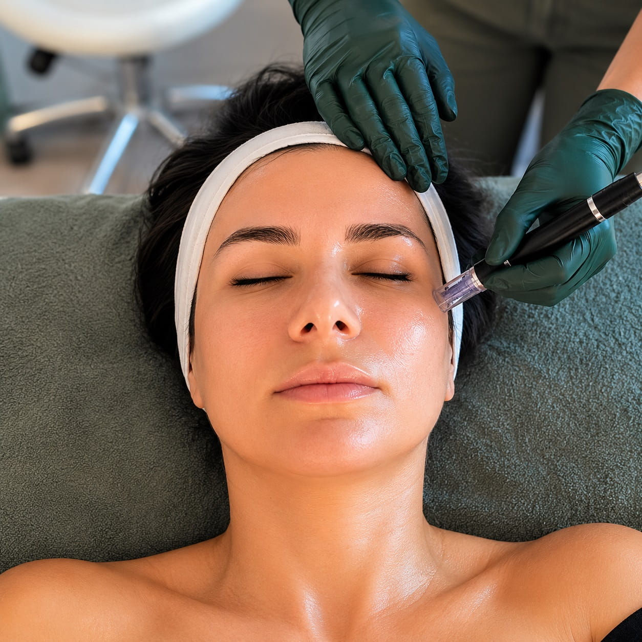 Advanced microneedling skin rejuvenation service in Plano TX to improve skin texture, stimulate collagen, and restore a youthful complexion.