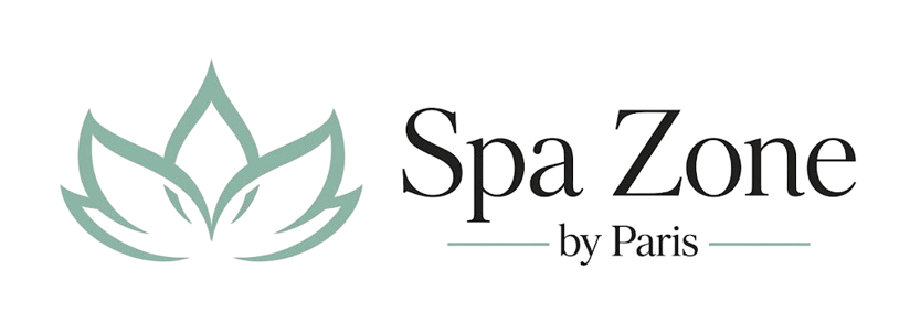 Official logo for Spa Zone by Paris, a professional skincare and facial spa in Plano, Texas.