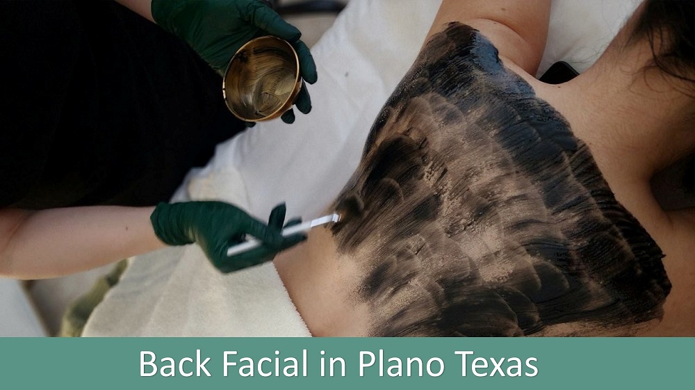 back facial relaxation skin care plano texas service