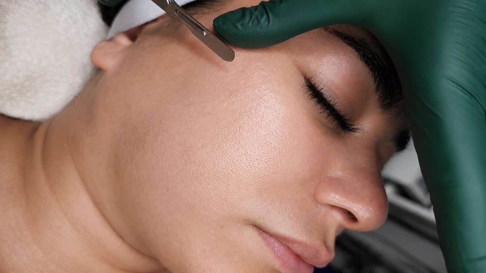 dermaplaning smooth skin brightening treatment plano texas service